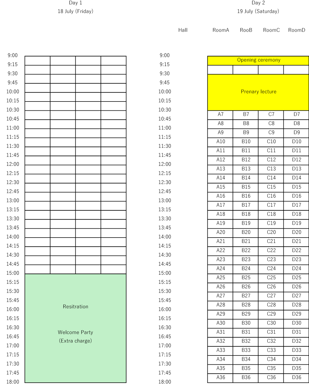 Schedule